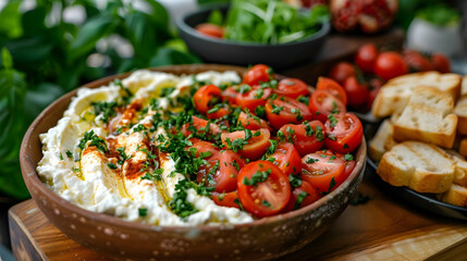 Mediterranean Mezze Platter Dense Forest Natura