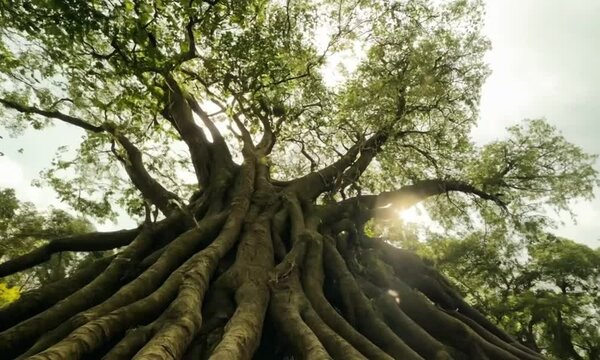 3d view of banyan tree
