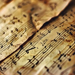 Music notes - classic music