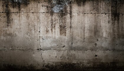 Obraz premium weathered grey concrete wall background, AI generated