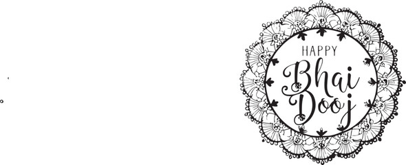 Bhai Dooj, Bhaubeej, Bhai Tika, Bhai Phonta indian festival of Happy Bhai Dooj celebrated during the Diwali