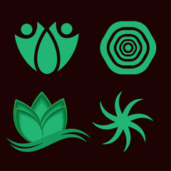 Collection of spring colorful flower elements vector. Set floral of wildflower, leaf branch, other background. Hand drawn blossom illustration for.Vector Beautiful Flowers Set