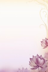 Naklejka premium Abstract lotus flower pattern purple color