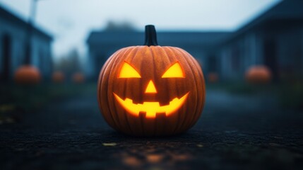 Jack-o'-lantern Halloween Pumpkin.
