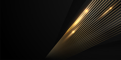 Black background with elegant effect. Vector illustration.