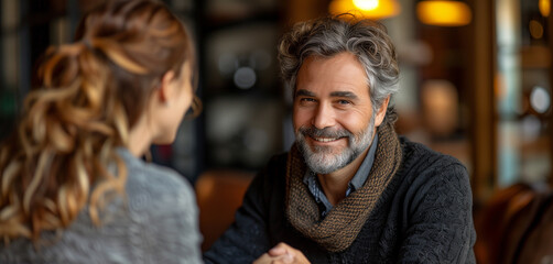 Obraz premium Thank you so much for your assistance. Cropped shot of a handsome middle aged man shaking hands with a financial advisor during a consultation at home.