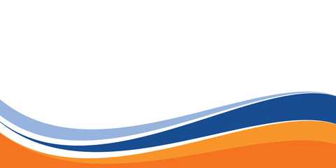 Fototapeta premium Wave business banner background