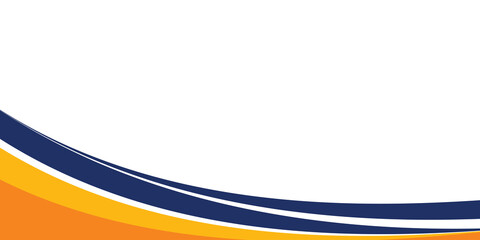 Wave business banner background