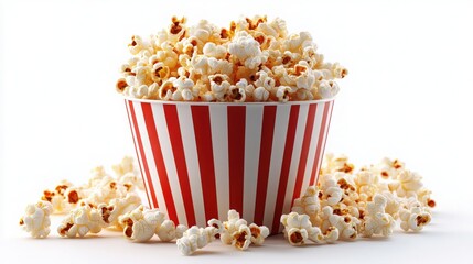 A large bowl overflows with buttery popcorn, perfect for enjoying during a movie night
