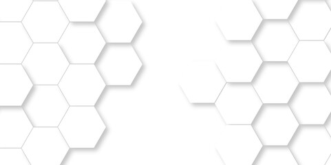 Vector Abstract 3d white hexagon realistic mesh cell honeycomb texture. geometric technology white grid emboss hexagonal background. connection web grid luxury white pattern.	
