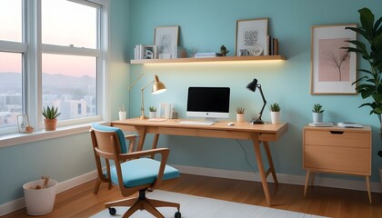 Photo interior modern design room 3d illustration