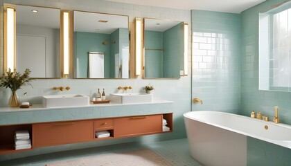 Photo interior modern design room 3d illustration