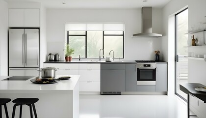 Photo interior modern design room 3d illustration