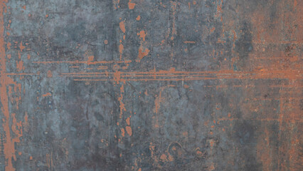 Rusty steel texture with spots and stripes