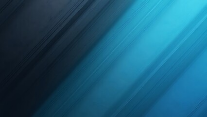 Fototapeta premium Dark grainy background, glowing blue abstract noise texture shape on black banner poster header backdrop, copy space