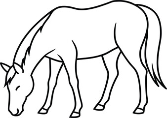 Happy Horses and Hay Coloring Fun
