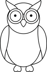 Cheerful Owls Playful Coloring Fun for Kids
