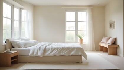 Fototapeta premium Photo interior modern design room 3d illustration