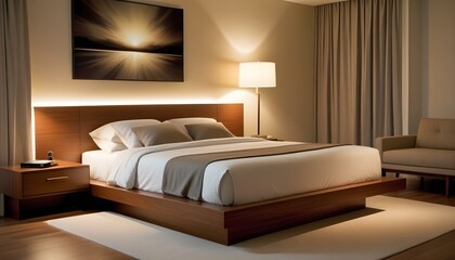 Photo interior modern design room 3d illustration