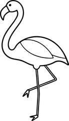 Flamingo Fun Time Stand and Color

