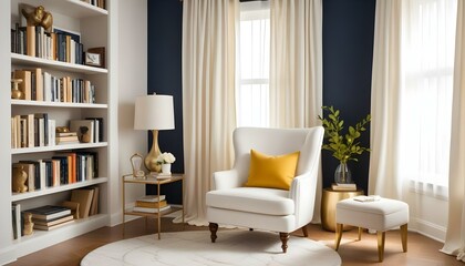 Obraz premium Photo interior modern design room 3d illustration