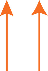 Directional Arrows (Up, Down, Left, Right), Return, Refresh, Growth, Decrease, Stock Market, and Chart Symbols for UI and Infographics