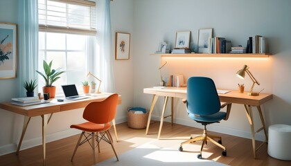 Photo interior modern design room 3d illustration