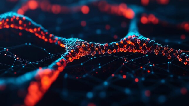 Visualization of genetic algorithms optimizing synthetic organisms, biotechnology