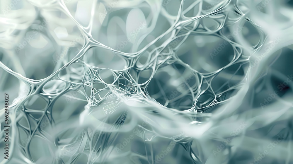 Aufkleber an engaging abstract background showcasing a web of interwoven lines and shapes, designed to evoke a