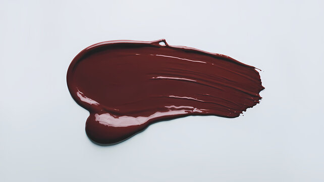 burgandy maroon red  paint splash, paint splatter, brush paint, isolated on white background 