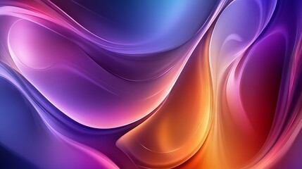 Fototapeta premium Abstract background with fluid smooth shapes in soft tones, modern minimalist design ideal for presentations, website backgrounds, and contemporary digital art projects.