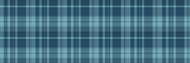 Nyc seamless textile pattern, october plaid fabric tartan. Form vector background texture check in cyan color.