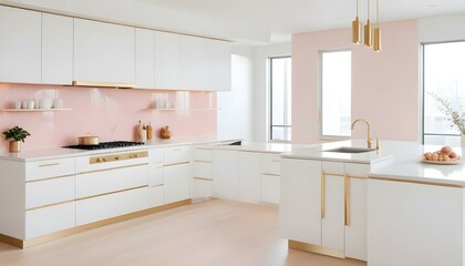 Fototapeta premium Photo interior modern design room 3d illustration