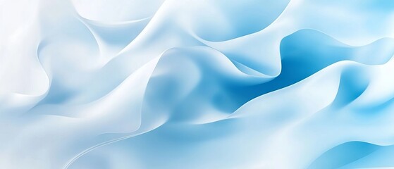 Obraz premium Light blue gradient abstract banner background with smooth transitions, ideal for digital presentations, modern web designs, corporate branding, and professional graphics, featuring soft tonal shifts 