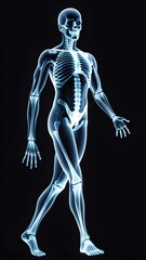 3d rendered illustration of a x ray human body