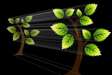 Three reflection design 