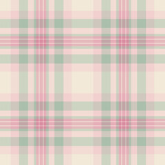 Thin background textile tartan, overlay pattern fabric plaid. Retail vector check texture seamless in light and white colors.