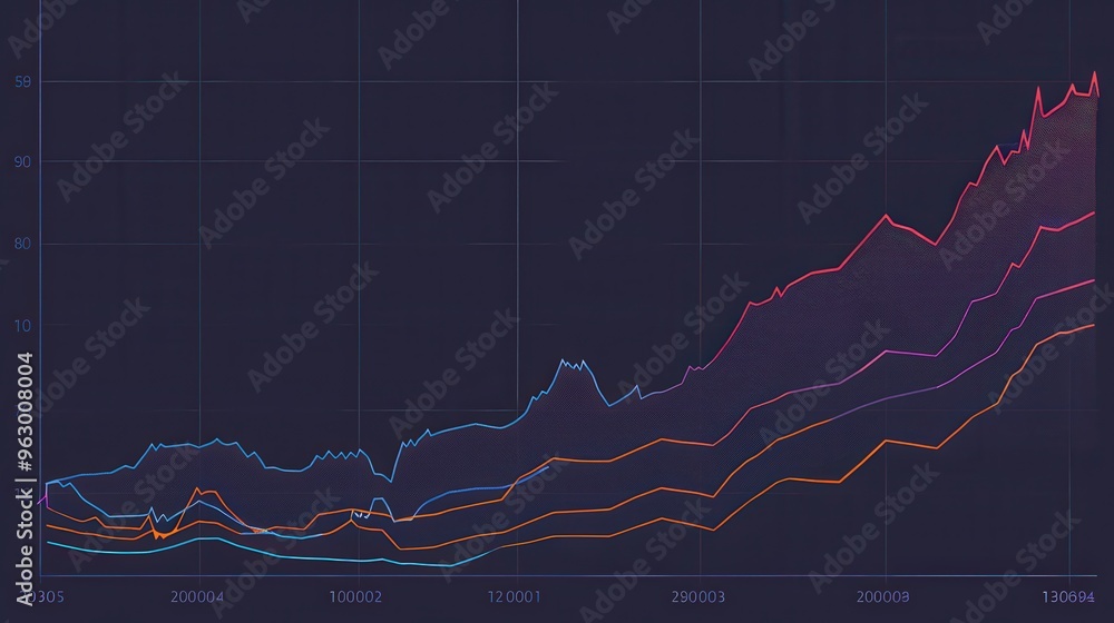 Poster a line chart showcasing the cumulative returns of a popular mutual fund compared to a benchmark inde