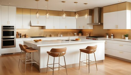 Fototapeta premium Photo interior modern design room 3d illustration