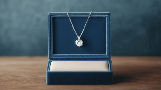 3D Illustration of a Customized Pendant Necklace