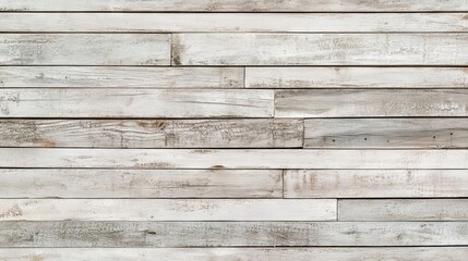 Naklejka premium Horizontal white wood panel background with subtle grain texture, perfect for minimalist designs, interior decor patterns, or rustic backdrops for website layouts, presentations, and creative projects