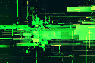 Glitch digital error screen pixel pixilation Test Glitch Texture corrupt file synth wave in ufo green lo-fi vapor synth wave squares


