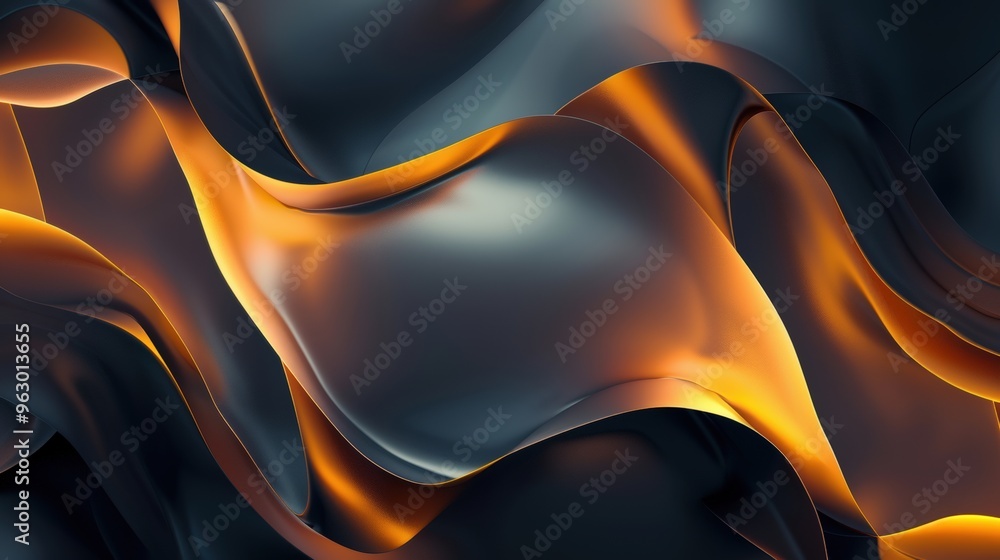 Poster vibrant abstract background showcasing a blend of sharp angles and flowing curves, creating a powerf