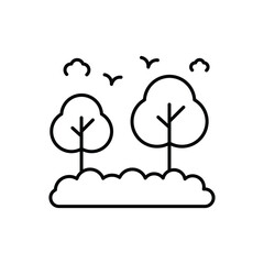 Garden vector icon ready to use for apps and websites