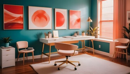 Photo interior modern design room 3d illustration
