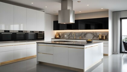 Fototapeta premium Photo interior modern design room 3d illustration