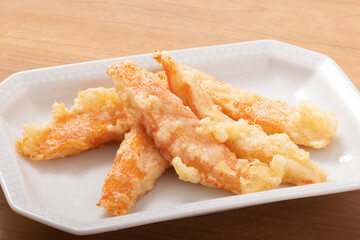 カニかまぼこ　天ぷら