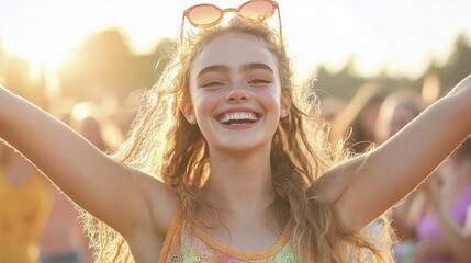 A lively community event brimming with laughter, music, and celebrations that unite everyone in a shared sense of happiness and belonging.