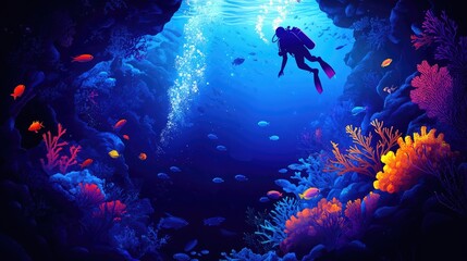 Exploring the Colorful Depths: A Diver's Journey Through Underwater Coral Reefs
