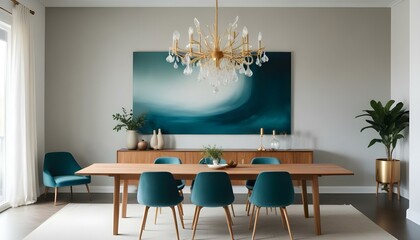 Photo interior modern design room 3d illustration